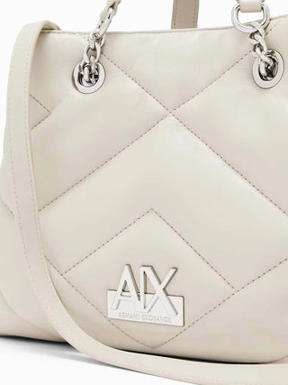 TOTE DONNA - ARMANI EXCHANGE BIANCO - XW000354 AF26568 5
