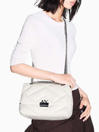 TRACOLLA DONNA - ARMANI EXCHANGE BIANCO - XW000355 AF26568 8