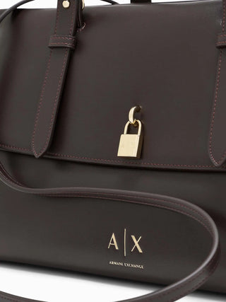 TOTE DONNA - ARMANI EXCHANGE MARRONE - XW003020 AF28605 5