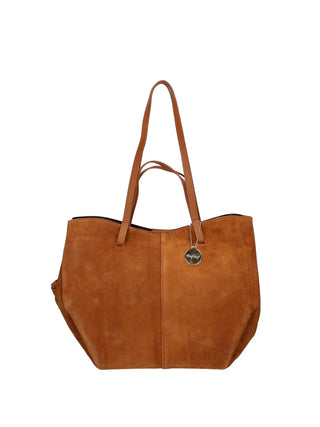 BORSA A SPALLA DONNA - WHYSHY COGNAC - WS P102SG3