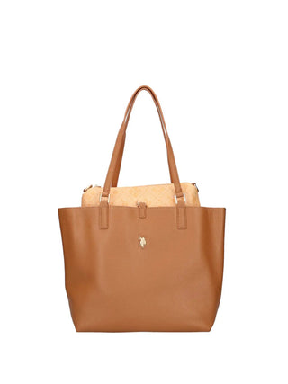 BORSA A SPALLA DONNA - US POLO ASSN. MARRONE - BEUM08707WVP 1