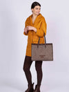BORSA A SPALLA DONNA - GATTINONI ROMA MARRONE - BIN268868WW0 4