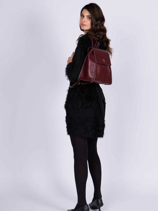 ZAINO DONNA - GATTINONI ROMA BORDEAUX - BIN268905WVP 5
