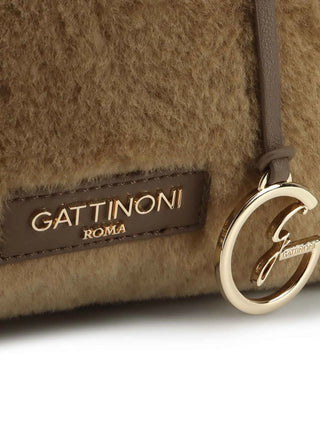 BORSA A MANO DONNA - GATTINONI ROMA MARRONE - BIN268908WZC 5