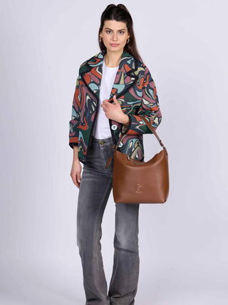 HOBO DONNA - GATTINONI ROMA MARRONE - BINDN8874WVP 4