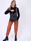 BORSA A MANO DONNA - GATTINONI ROMA NERO - BINIA8446WVP 5