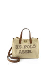 BORSA A MANO DONNA - US POLO ASSN. BEIGE - BIU0M8869WZC 1