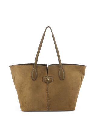 BORSA A SPALLA DONNA - US POLO ASSN. CAMEL - BIU269336WVP