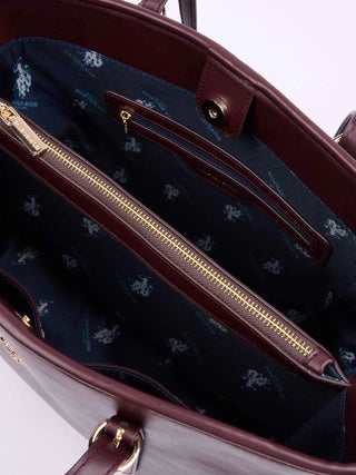 BORSA A SPALLA DONNA - US POLO ASSN. BORDEAUX - BIU4B8935WVP 4
