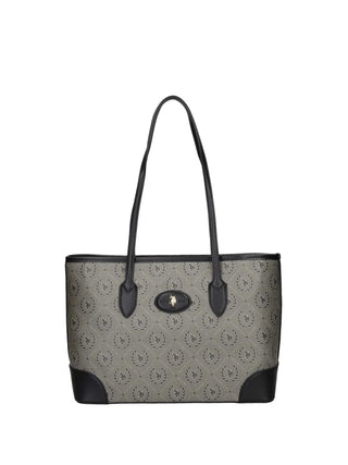 BORSA A SPALLA DONNA - US POLO ASSN. NERO - BIUN29367WVP