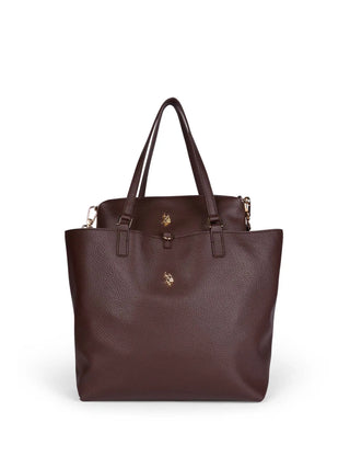 BORSA A SPALLA DONNA - US POLO ASSN. MARRONE - BIURR9376WVP 1