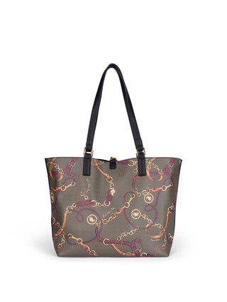 BORSA A SPALLA DONNA - US POLO ASSN. VERDE-CREMA - BIURR9377WVP 5