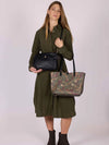BORSA A SPALLA DONNA - US POLO ASSN. VERDE-CREMA - BIURR9377WVP 7