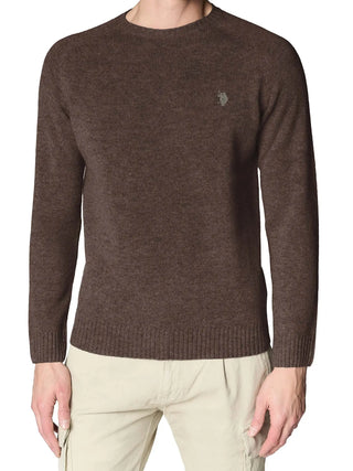 MAGLIONE UOMO - US POLO ASSN. MARRONE - US44173002