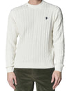 MAGLIONE UOMO - US POLO ASSN. BIANCO - US44173012 1