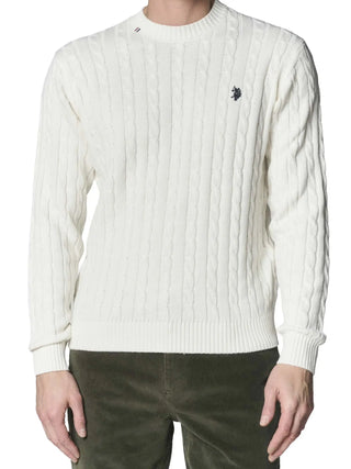 MAGLIONE UOMO - US POLO ASSN. BIANCO - US44173012 1