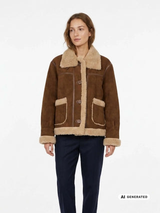 GIACCA DONNA - SILVIAN HEACH MARRONE - GPA26019GB 3