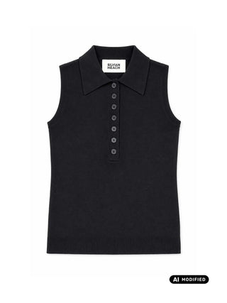 POLO DONNA - SILVIAN HEACH NERO - GPA26332PO