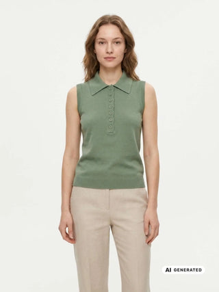 POLO DONNA - SILVIAN HEACH VERDE - GPA26332PO 2