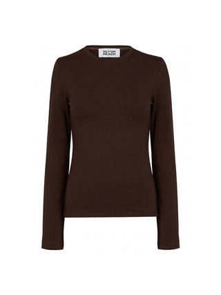 T-SHIRT DONNA - SILVIAN HEACH MARRONE - GPA26540TS