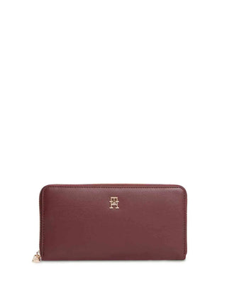 PORTAFOGLIO DONNA - TOMMY HILFIGER BORDEAUX - AW0AW17744 1