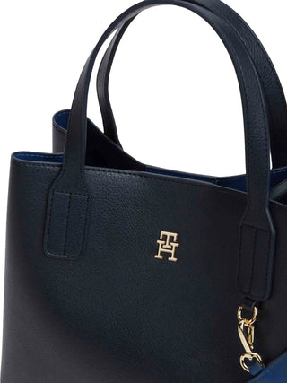 BORSA A MANO DONNA - TOMMY HILFIGER BLU - AW0AW18722 3