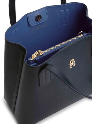 BORSA A MANO DONNA - TOMMY HILFIGER BLU - AW0AW18722 4
