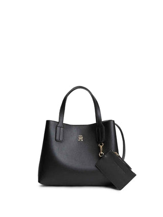 WOMEN'S HANDBAG - TOMMY HILFIGER BLACK - AW0AW18722