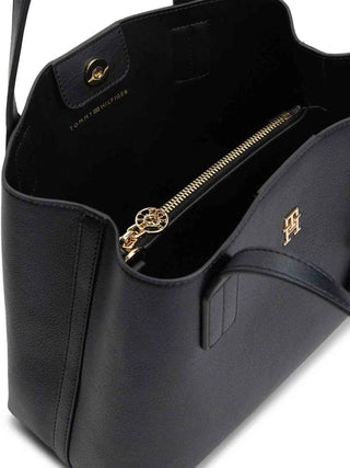 WOMEN'S HANDBAG - TOMMY HILFIGER BLACK - AW0AW18722 4