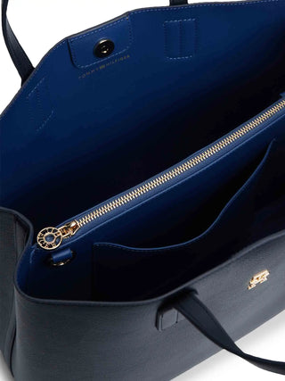 WOMEN'S HANDBAG - TOMMY HILFIGER BLUE - AW0AW18723 4