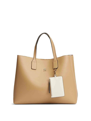 WOMEN'S HANDBAG - TOMMY HILFIGER KHAKI - AW0AW18723