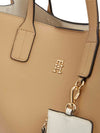 WOMEN'S HANDBAG - TOMMY HILFIGER KHAKI - AW0AW18723 3