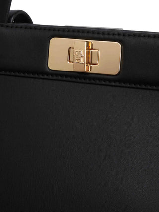 WOMEN'S HANDBAG - TOMMY HILFIGER BLACK - AW0AW18729 4