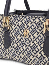 BORSA A MANO DONNA - TOMMY HILFIGER BLU - AW0AW18753 4