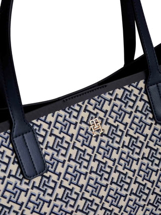 TOTE DONNA - TOMMY HILFIGER BLU - AW0AW18889 4
