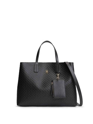 BORSA A MANO DONNA - TOMMY HILFIGER NERO - AW0AW18923