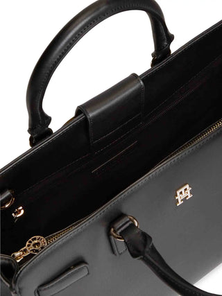 BORSA A MANO DONNA - TOMMY HILFIGER NERO - AW0AW19067 3
