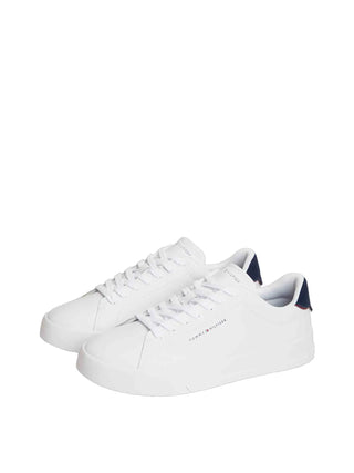 SNEAKERS UOMO - TOMMY HILFIGER BIANCO-NAVY - FM0FM05367 2