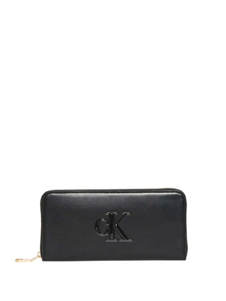 WOMEN'S WALLET - CALVIN KLEIN BLACK - LV04F1077G