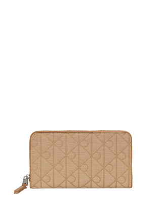 WOMEN'S WALLET - CALVIN KLEIN BROWN - LV04F1163G