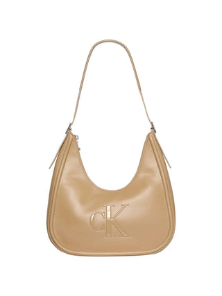 WOMEN'S SHOULDER BAG - CALVIN KLEIN BEIGE - LV04F3427G