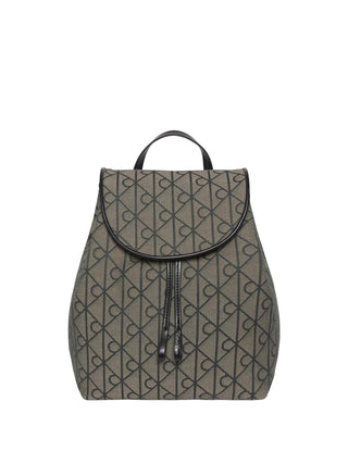 WOMEN'S BACKPACK - CALVIN KLEIN BEIGE-BLACK - LV04F3536G 1