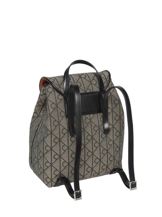 WOMEN'S BACKPACK - CALVIN KLEIN BEIGE-BLACK - LV04F3536G 2