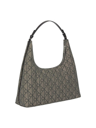 BORSA A MANO DONNA - CALVIN KLEIN BEIGE-NERO - LV04F3635G 2