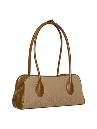 WOMEN'S HANDBAG - CALVIN KLEIN BROWN - LV04F3744G 2