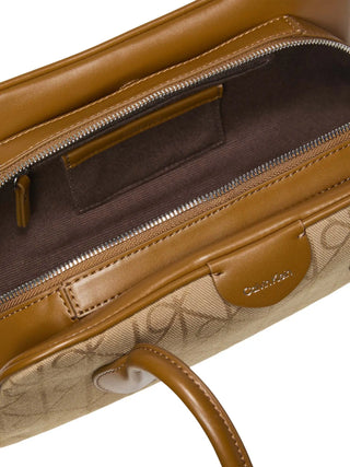 WOMEN'S HANDBAG - CALVIN KLEIN BROWN - LV04F3744G 3