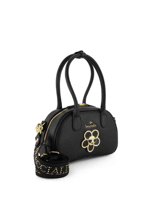 BORSA A SPALLA DONNA - BRACCIALINI NERO - B19213-YY 2