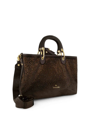 BORSA A MANO DONNA - BRACCIALINI MARRONE - B19240-YY 2