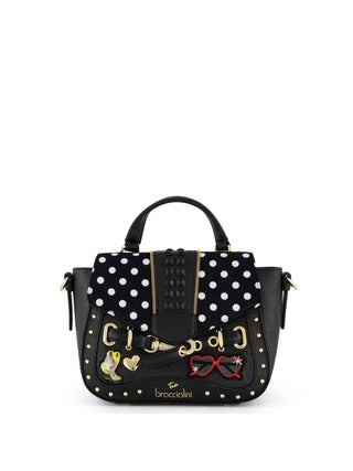 BORSA A MANO DONNA - BRACCIALINI NERO - B19271-YY 1