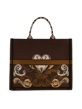 BORSA A MANO DONNA - BRACCIALINI MARRONE - B19280-TY 3